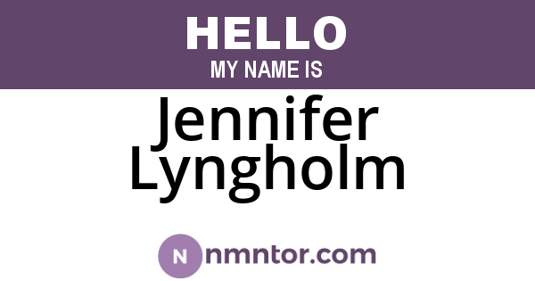 Jennifer Lyngholm