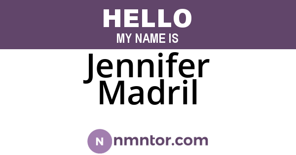 Jennifer Madril