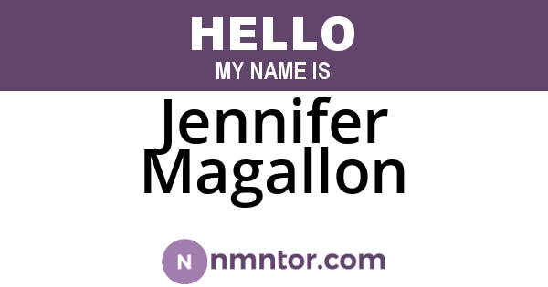 Jennifer Magallon