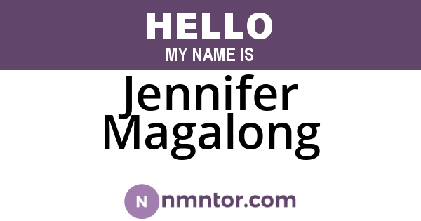 Jennifer Magalong
