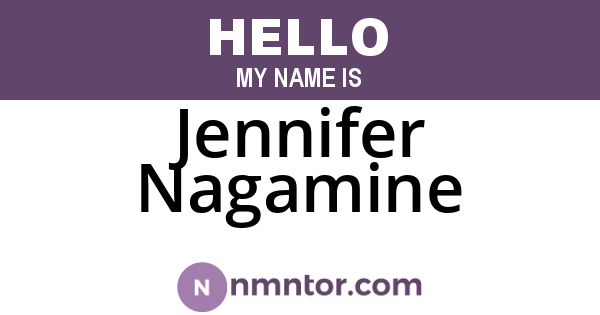 Jennifer Nagamine