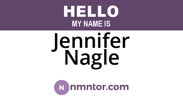 Jennifer Nagle