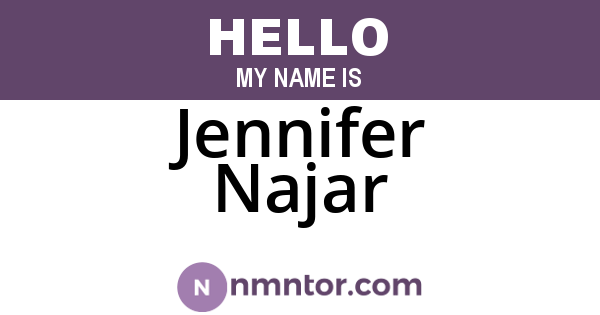 Jennifer Najar