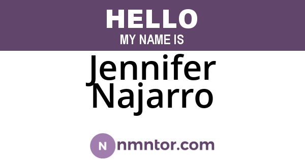 Jennifer Najarro