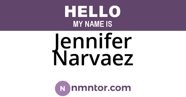 Jennifer Narvaez