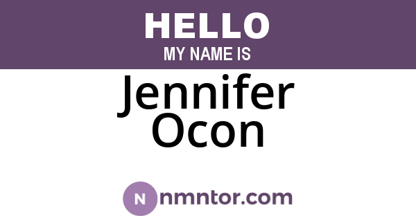 Jennifer Ocon