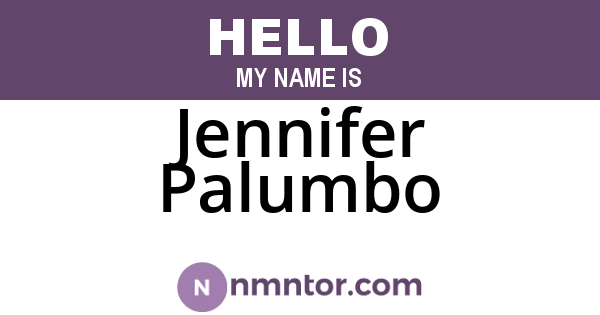 Jennifer Palumbo
