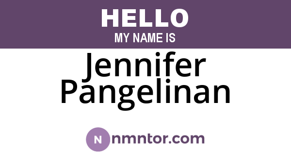 Jennifer Pangelinan
