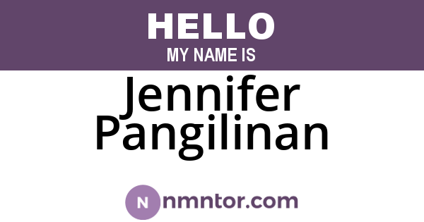 Jennifer Pangilinan