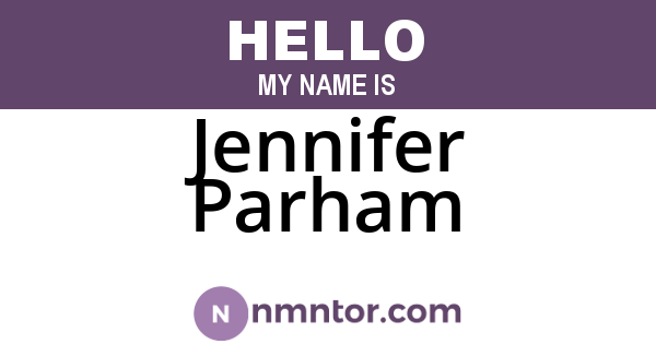Jennifer Parham
