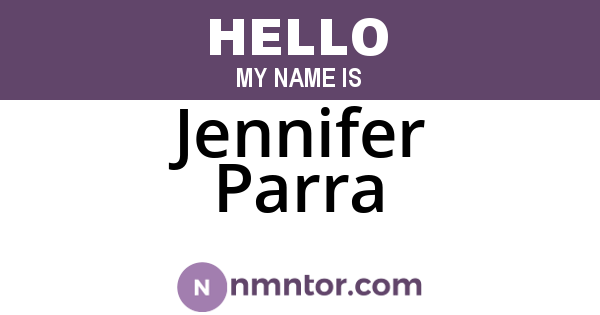 Jennifer Parra