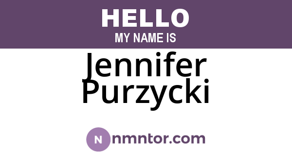 Jennifer Purzycki