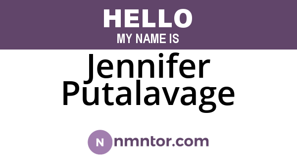 Jennifer Putalavage