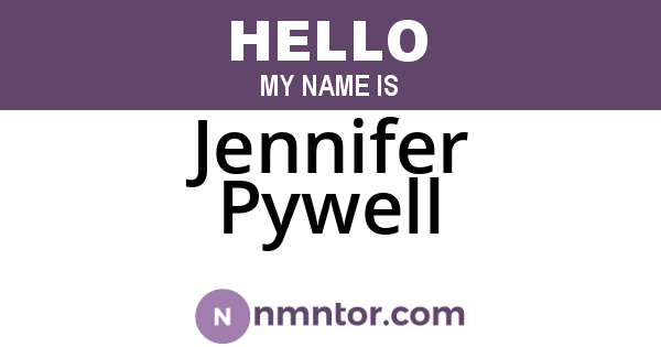 Jennifer Pywell