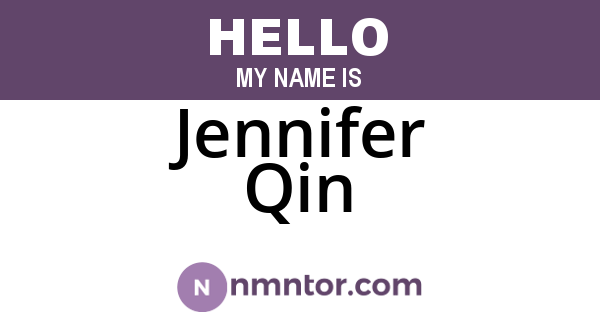Jennifer Qin