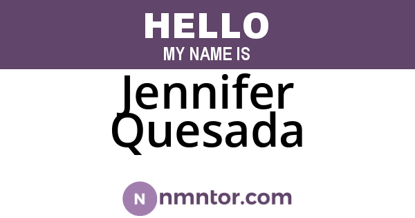 Jennifer Quesada