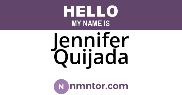 Jennifer Quijada
