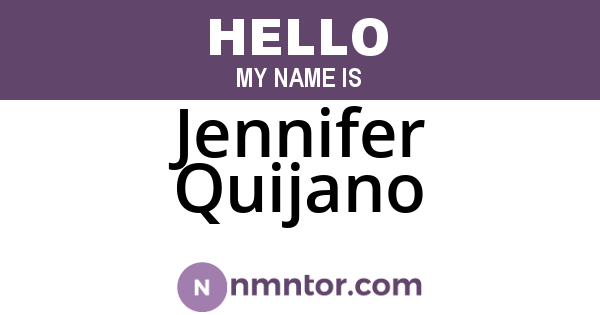Jennifer Quijano