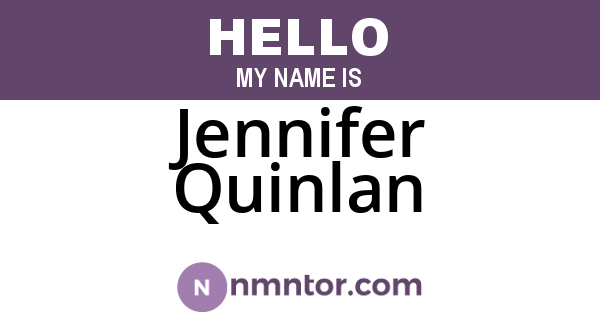 Jennifer Quinlan
