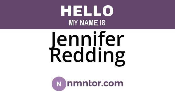 Jennifer Redding