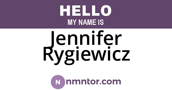 Jennifer Rygiewicz