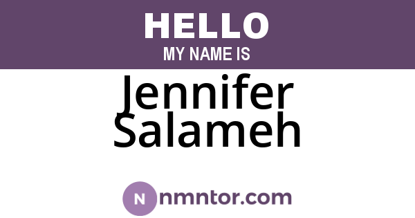 Jennifer Salameh