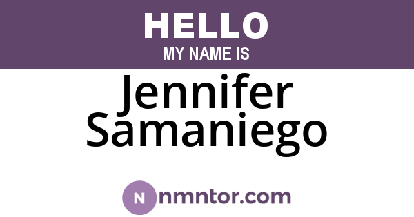 Jennifer Samaniego