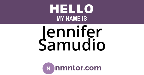 Jennifer Samudio