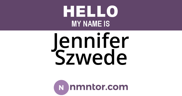 Jennifer Szwede