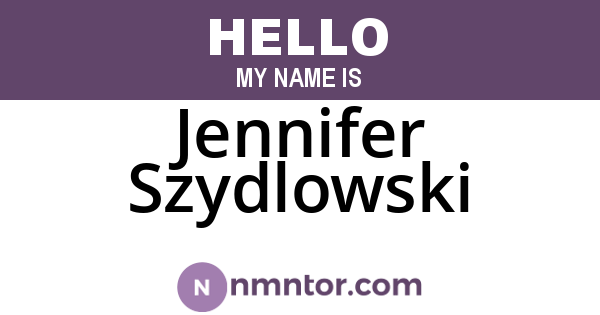 Jennifer Szydlowski