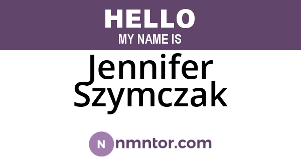 Jennifer Szymczak