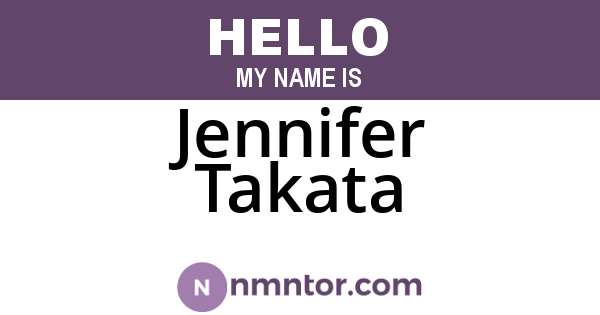 Jennifer Takata