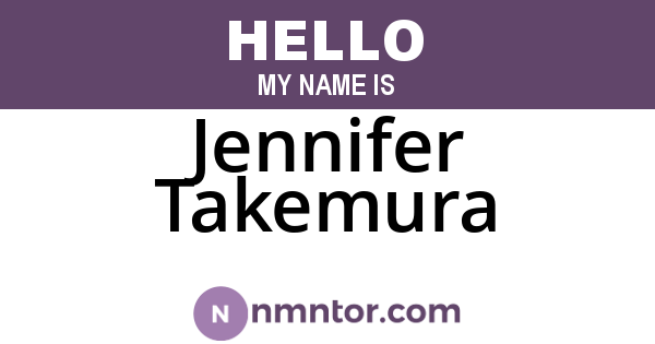 Jennifer Takemura