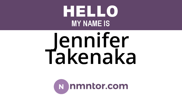 Jennifer Takenaka