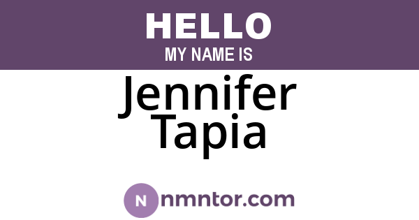 Jennifer Tapia