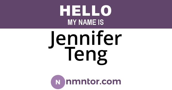 Jennifer Teng