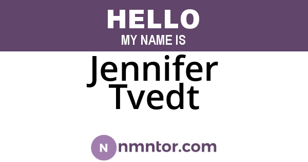 Jennifer Tvedt