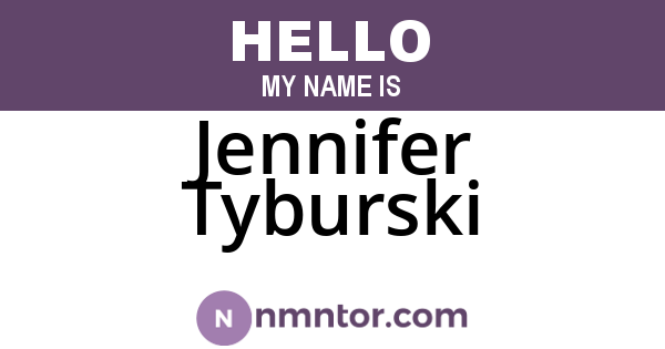 Jennifer Tyburski