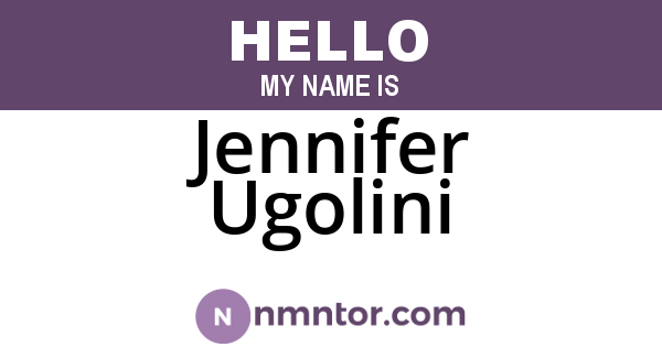 Jennifer Ugolini