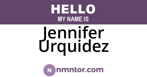 Jennifer Urquidez
