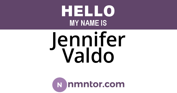 Jennifer Valdo