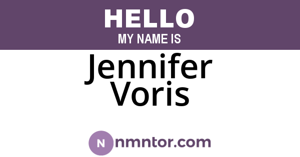 Jennifer Voris
