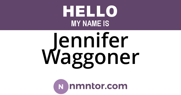 Jennifer Waggoner
