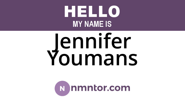 Jennifer Youmans