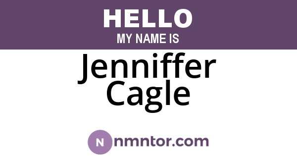 Jenniffer Cagle