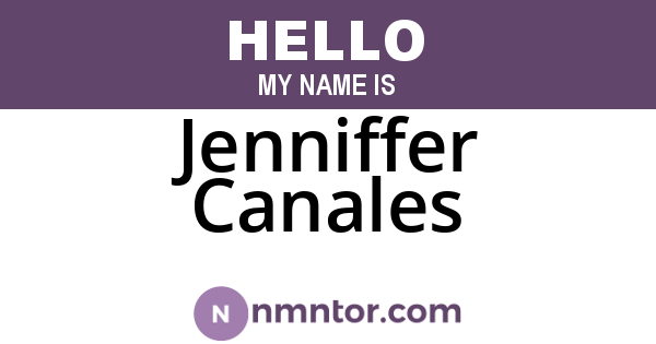 Jenniffer Canales