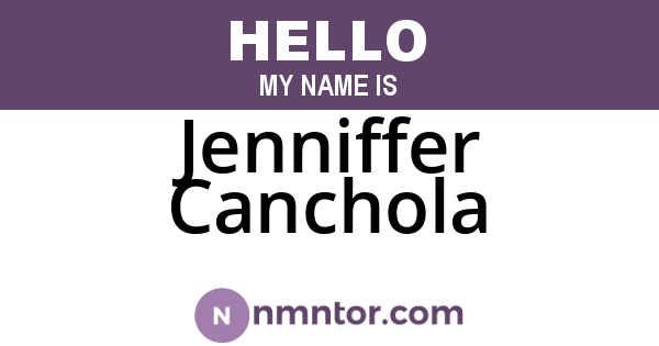 Jenniffer Canchola