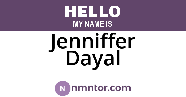 Jenniffer Dayal
