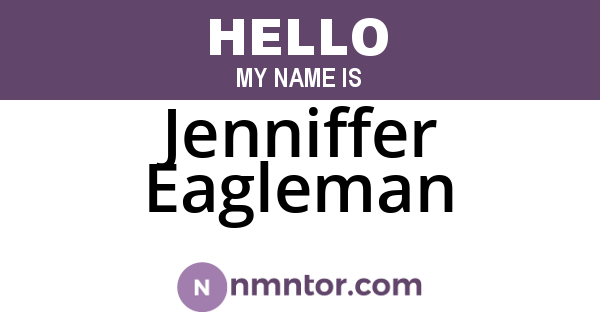 Jenniffer Eagleman