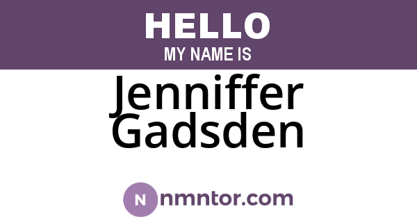 Jenniffer Gadsden